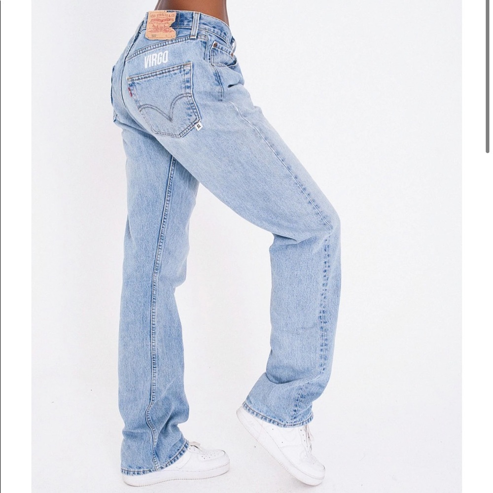 Samaria leah Virgo jeans